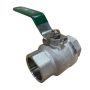40mm Ball Valve Lever Handle Female Gas Water Approved 1-1/2" BSP W40F thumbnail