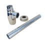 40mm Bottle Trap Kit Loose Nut Chrome PVC 17631 thumbnail