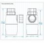40mm Bottle Trap Loose Nut PVC 17425 thumbnail