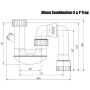 40mm Combination S&P Trap PVC With Nipple thumbnail