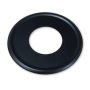 40mm Flat Cover Plate Matt Black Metal Suit PVC DWV thumbnail