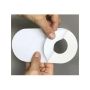 40mm Oval Flat Cover Plate Self Adhesive Suit Pvc Dwv  thumbnail