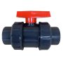 25mm 1" PVC Ball Valve Double Union Pressure Solvent Weld Joint SBVDUS025 thumbnail