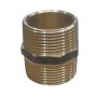 50mm Brass Hex Nipple BSP      thumbnail