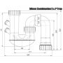 50mm Combination S&P Trap PVC With Nipple thumbnail