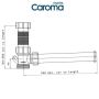 50mm Garbage Waste Disposal Trap Adaptor Caroma 104121 thumbnail