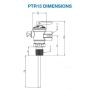 AVG PTR15-1400 Pressure Temperature Relief Valve 1400 KPA 15mm 1/2" BSP   thumbnail