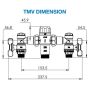 AVG TMV20 Thermostatic Mixing Valve 20mm 3/4" Outlet  thumbnail