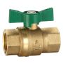 15mm Female Butterfly Handle Ball Valve Brass Gas Water Approved 1/2" BSP BWB15FG thumbnail