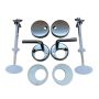 Caroma Caravelle Commercial Toilet Seat Hinge Set 254106 thumbnail