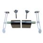 Caroma Seido Cube Geo Metro Pearl Arc Toilet Seat Hinge Set 300117    thumbnail