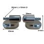 Caroma Pedigree 2 Normal Close Toilet Seat Hinge Set 300119 thumbnail