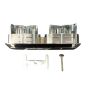 Caroma 2000 Series Elongated Toilet Cistern Button Chrome 405167C  thumbnail