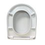 Caroma Arc Soft Close Toilet Seat White Quick Release Blind Fix Hinge 300042W  thumbnail