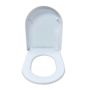 Caroma Arc Soft Close Toilet Seat White Quick Release Blind Fix Hinge 300042W  thumbnail