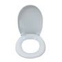 Caroma Caravelle Commercial Toilet Seat White Normal Close 254006W  thumbnail