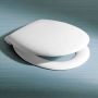 Caroma Caravelle Soft Close Toilet Seat White Quick Release Plastic Hinges 254003W  thumbnail