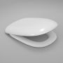Caroma Contura Toilet Seat White Soft Close Blind Fix Hinge 300051W thumbnail