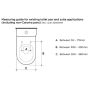 Caroma Family D Shape Toilet Seat White Soft Close Blind Fix Hinge 300069W thumbnail
