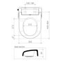 Caroma Livewell Electronic Bidet Toilet Seat White 300070W thumbnail
