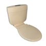 Caroma Slimline Ivory Dual Flush Connector Toilet Cistern & Seat 4.5/3 Litre 233030I thumbnail