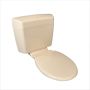 Caroma Uniset II Ivory Dual Flush Connector Toilet Cistern & Seat 6/3 Litre 247001I thumbnail