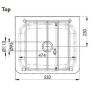 Cleaners Sink Stainless Steel With Grate & Brackets AB-CS-B  thumbnail