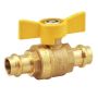 25mm Copper Press Gas Ball Valve Butterfly Handle AGA Approved 1" WBGP25 thumbnail