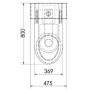 Disabled Toilet Suite Close Couple S Trap Stainless Steel WC-SSDCCS  thumbnail