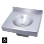 Disabled Care Wall Hand Basin Square 500 Stainless Steel HBD-S  thumbnail