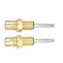 Dorf 1/2 Turn Wall Tap Spindles Ceramic Disc Cross Handle 20 Teeth Chrome 2839.04 thumbnail