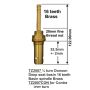 Easytap TZ2007 1/4 Turn Donson Basin Spindles Ceramic Clockwise Close 16 Teeth Brass (Pair) thumbnail