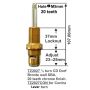 Easytap TZ2027CON 1/2 Turn Dorf Bronte Wall Spindles Ceramic Lever Contra 20 Teeth Chrome (Pair) thumbnail