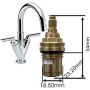 Easytap TZ2033CON 1/4 Turn Dorf Venus Mixer Spindles Ceramic Disc Contra Lever 20 Teeth thumbnail