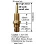 Easytap TZ2035 1/4 Turn Wall Tap Spindles Ceramic Clockwise Close 20 Teeth Brass (Pair) thumbnail