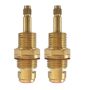 Easytap TZ2046 1/4 Turn Dorf Liano Tap Spindles Clockwise Close 20 Teeth Brass thumbnail