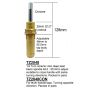 Easytap TZ2048CON 1/4 Turn Basin Spindles Ceramic Lever Contra Flat Side Chrome (Pair) thumbnail
