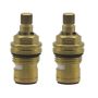 Easytap TZ2052CON 1/4 Turn Dorf Kyton Twin Lever Tap Spindles Contra Turn thumbnail