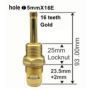 Easytap TZ2064 1/4 Turn Gold Bastow Basin Spindles Ceramic Clockwise Close 16 Teeth (Pair) thumbnail