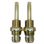 Easytap TZ2064 1/4 Turn Gold Bastow Basin Spindles Ceramic Clockwise Close 16 Teeth (Pair) thumbnail