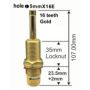 Easytap TZ2065 1/4 Turn Gold Bastow Wall Spindles Ceramic Clockwise Close 16 Teeth (Pair) thumbnail