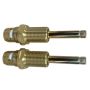 Easytap TZ2065 1/4 Turn Gold Bastow Wall Spindles Ceramic Clockwise Close 16 Teeth (Pair) thumbnail