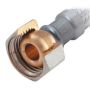 1500mm Gas Male Female Cone Flex Hose Stainless 15mm 1/2" BSP thumbnail