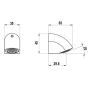 Gentec Anti Vandal Shower Head Fixed Spray 4 Star 6L/Min TFT6000 thumbnail