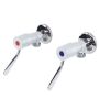 Gentec Cleanline 100mm Lever Washing Machine Stops (Pair) CL10045PR thumbnail