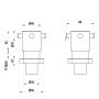 Gentec Cleanline Capstan Wall Recess Top Assembly (Pair) CAP0025PR thumbnail