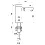 Gentec Smartec Electronic Basin Sensor Tap Mains Power STS1000M  thumbnail
