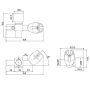 Gentec GPURE Drinking Bubbler Time Flow 60DEG Protective Guard Stainless Steel GPT8050  thumbnail