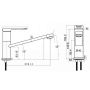 Gentec GPURE Sink Mixer Low Line Stainless Steel GPN3500  thumbnail