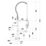 Gentec Pre Rinse Unit Wall Mount Trigger Spray With Pot Filler 6 Star 3 L/Min JETF5000 thumbnail